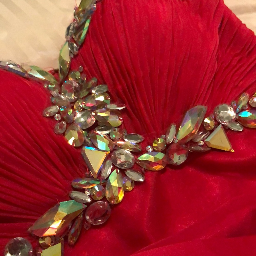 Bejeweled Prom Dress- Nina Canacci